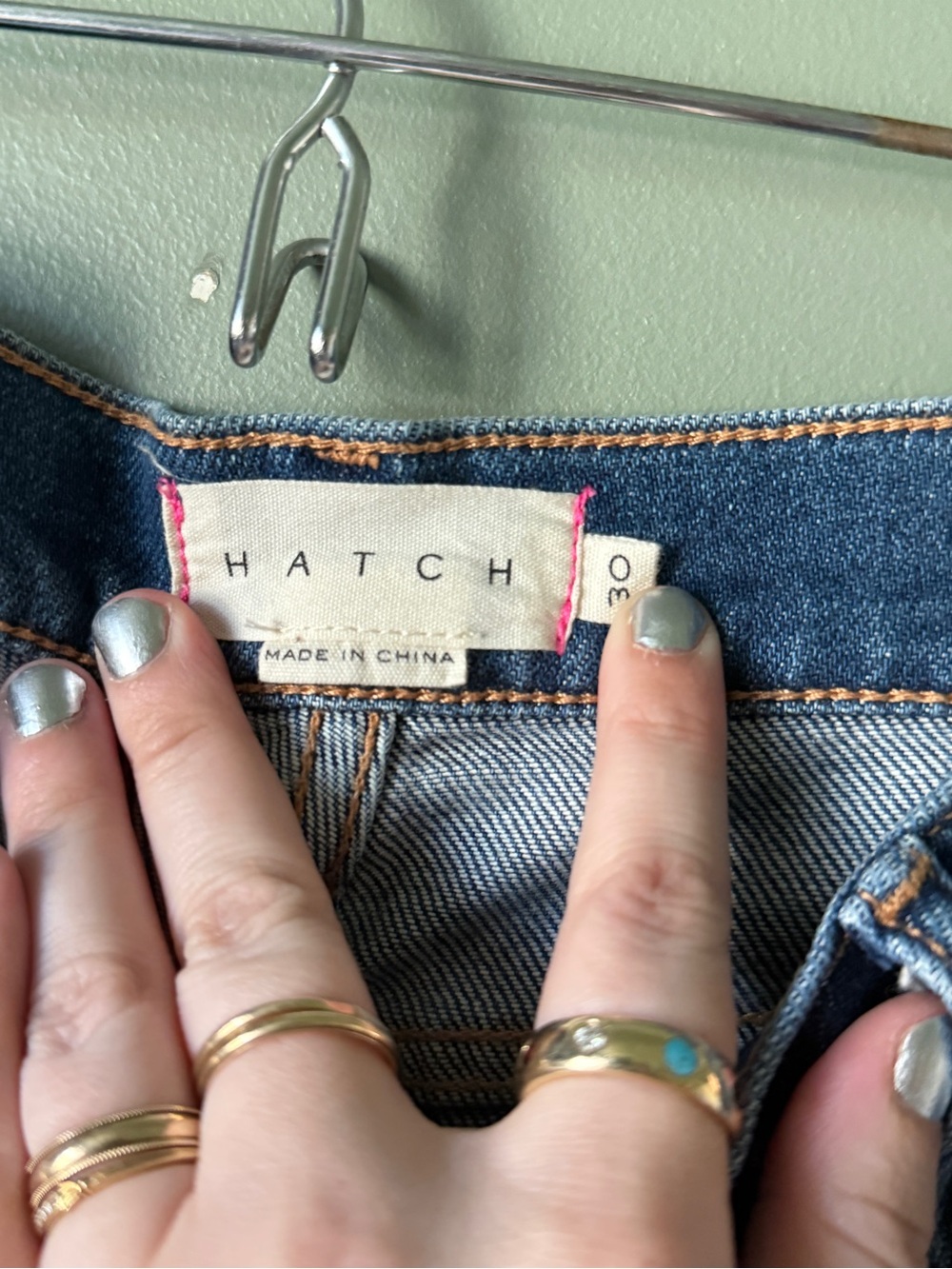 Hatch - Maternity Jeans - Straight Leg - Size 30 (see description) - Picture 2 of 8